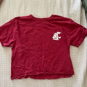 WSU cropped Tshirt